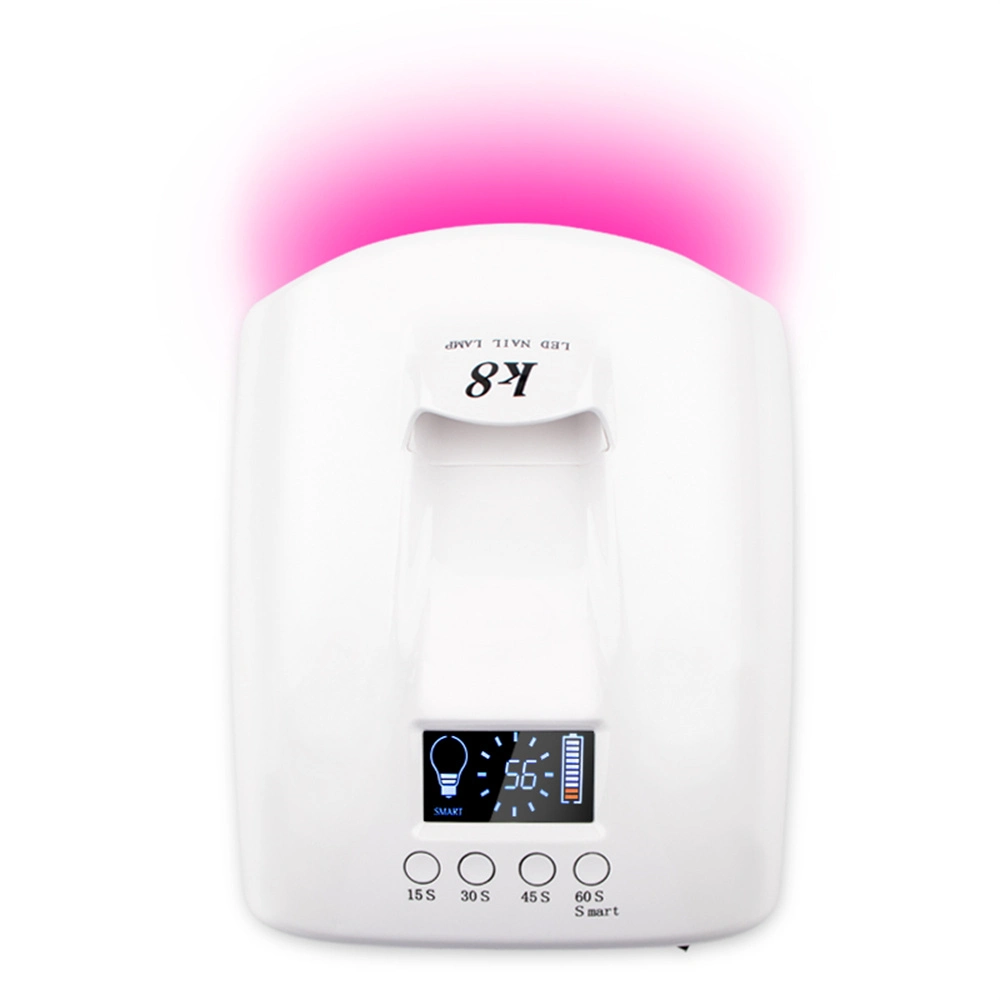 60W lámpara recargable de UV LED Smart Power de secadora de clavos fototerapia Lámpara Gel de uñas Polaco lámpara de hornear lámpara de uñas