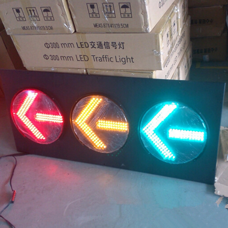 1200*600mm Cold -Rolled Plate 15 Lamps LED Arrow Traffic Sign