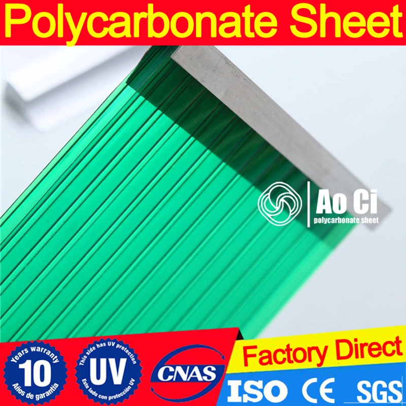 Polycarbonate Greenhouse 10mm Minimum Double UV Virgin Material