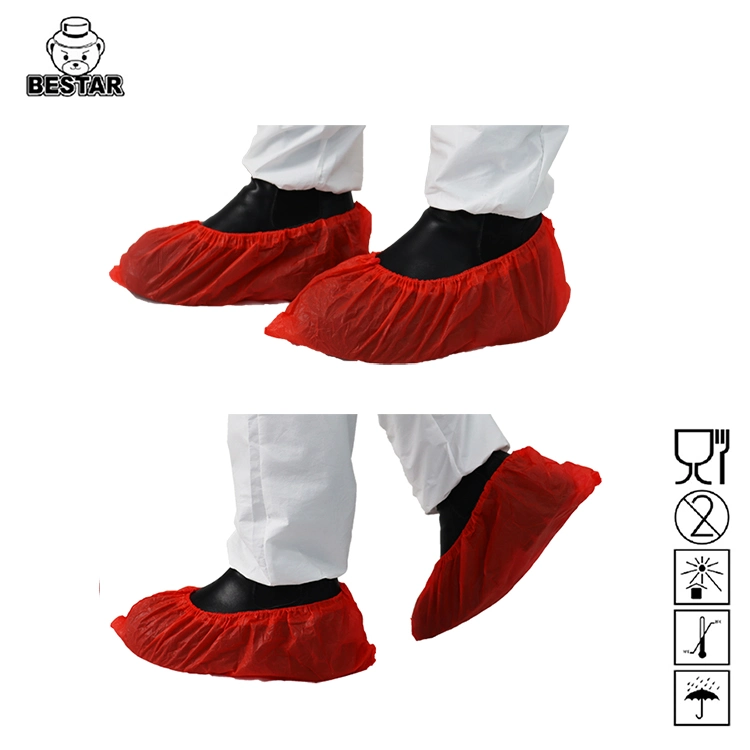 Productos sanitarios desechables Blanco, Rojo, Azul, Amarillo, etc tapa impermeable para zapatos