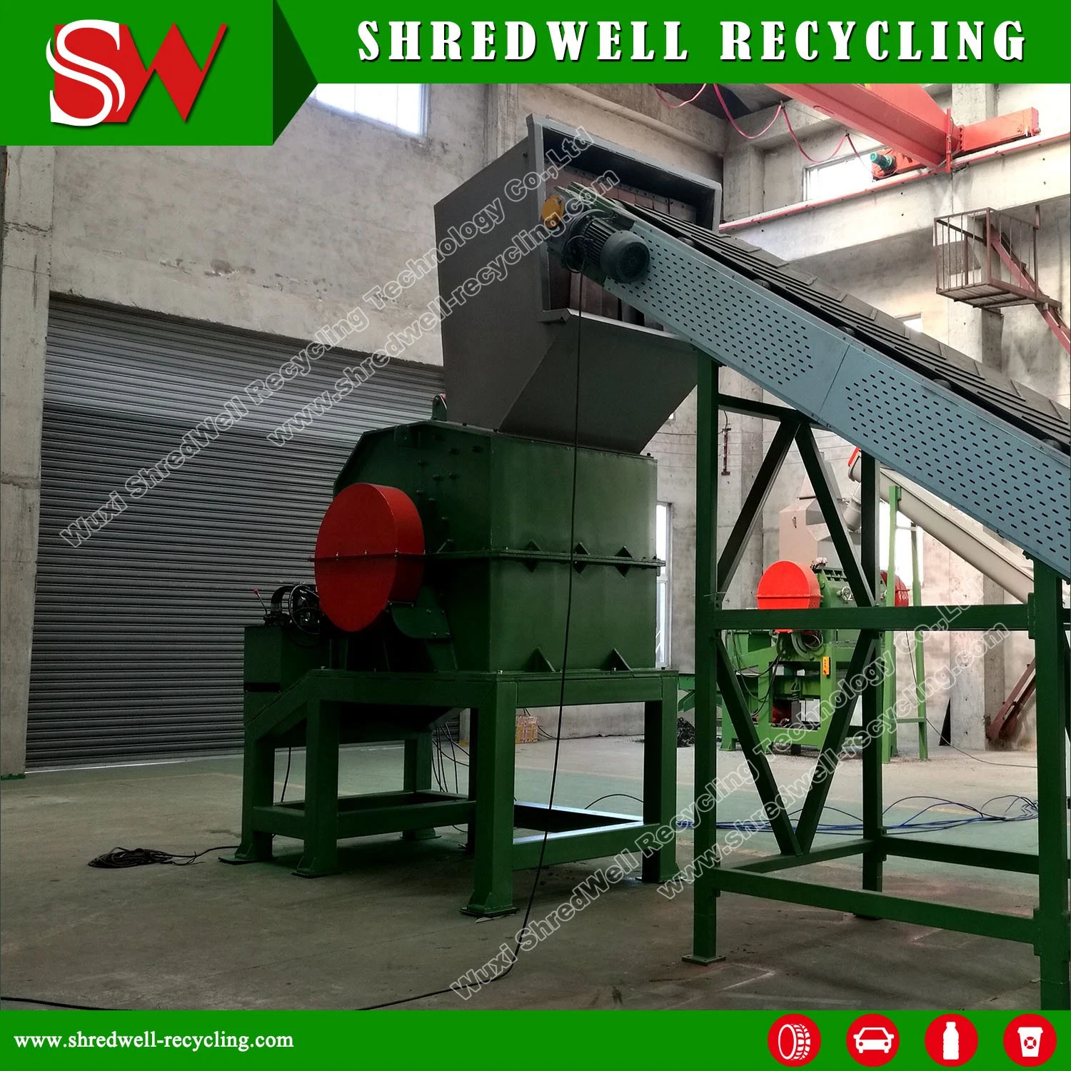 Scrap Metal Hammer Mill for Recycling Used Drum/Barrel/Alluminum