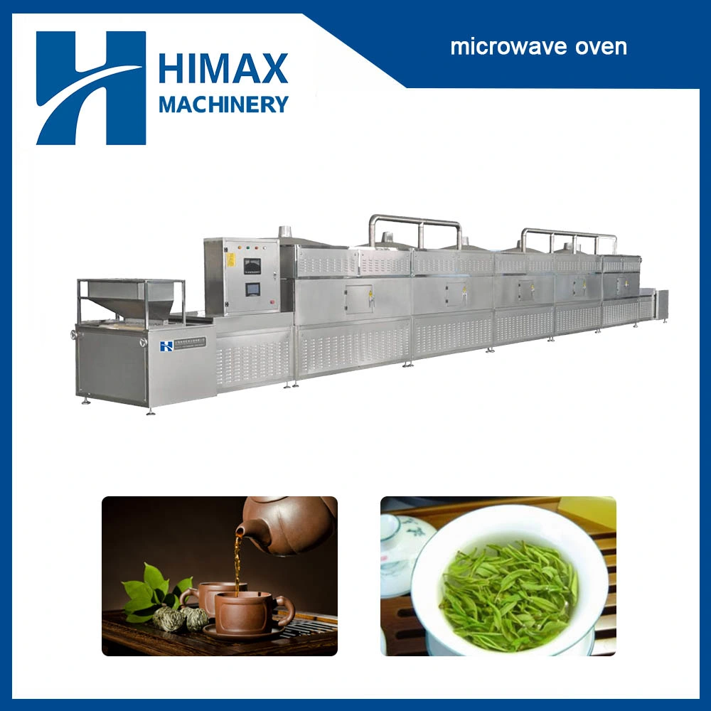 Fully Automatic Industrial Microwave Food Dryer Tea Drying and Sterilization Machine Equipment