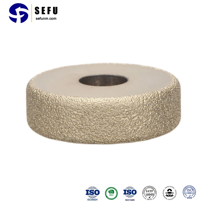 Sefu China Metal Diamond Cutting Disc Supplier Diamond Grinding Head Stone Cast Iron Brazing Carving Grinding Bit Diamond Grinding Wheels for Carbide