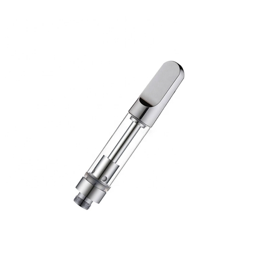 RW C14 Glass Tank E Cigarette Atomizer الخزفي الملف الخشبي خرطوشة تبخير الزيت السميك من خلال فتحة الفم Live Rosin HC قلم خرطوشة الزيت السميك للاستخدام مرة واحدة