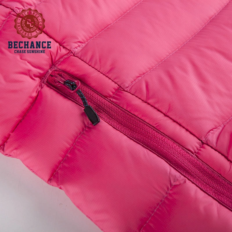 OEM Overcoat for Women Fashion Ladies Down Jackets Pink