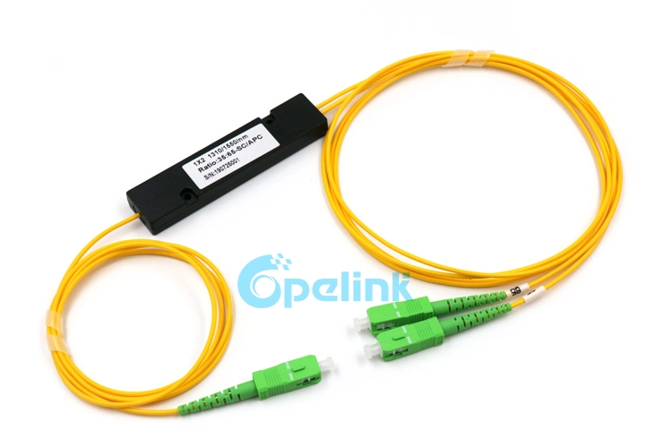 1X2 Sc/APC Optical Fiber Fbt Coupler, 1310nm&1550nm, 1m