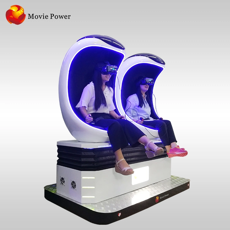 China 9d VR Cinema Chair 9d asientos dobles en forma de huevo