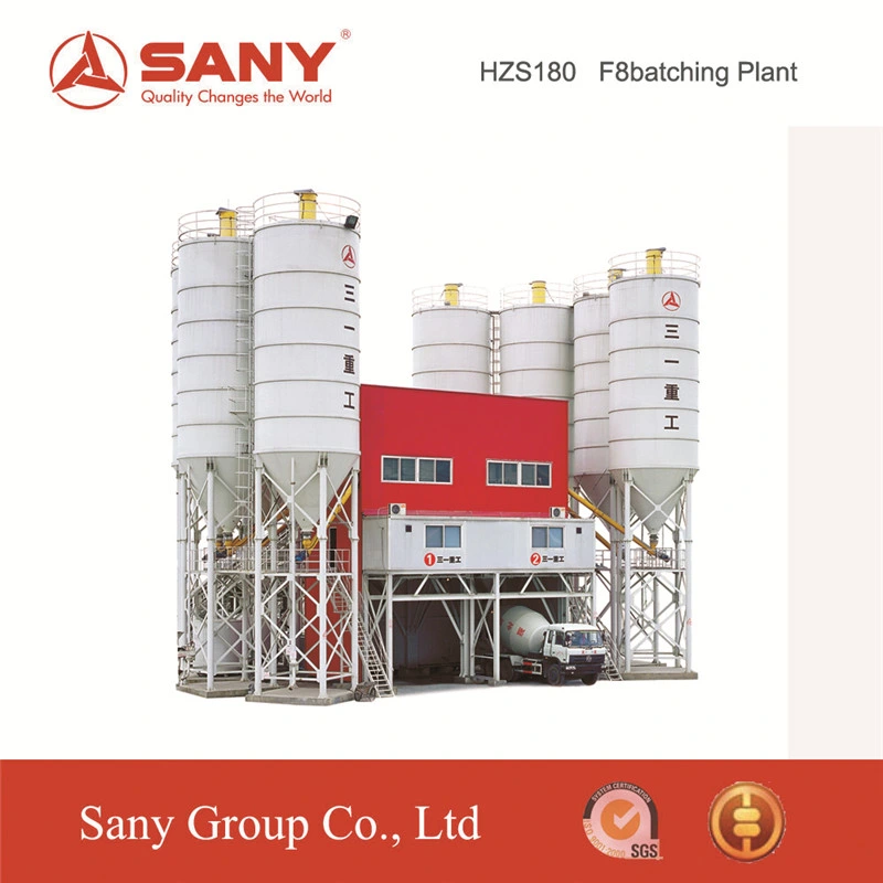 Sany Hzs60f 60m3/H Mobile Concrete Batching Plant Price