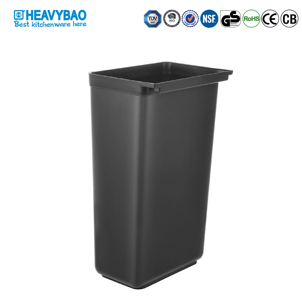 Heavybao Plastic Standing Sanitary Service Trolley Rubbish Bin