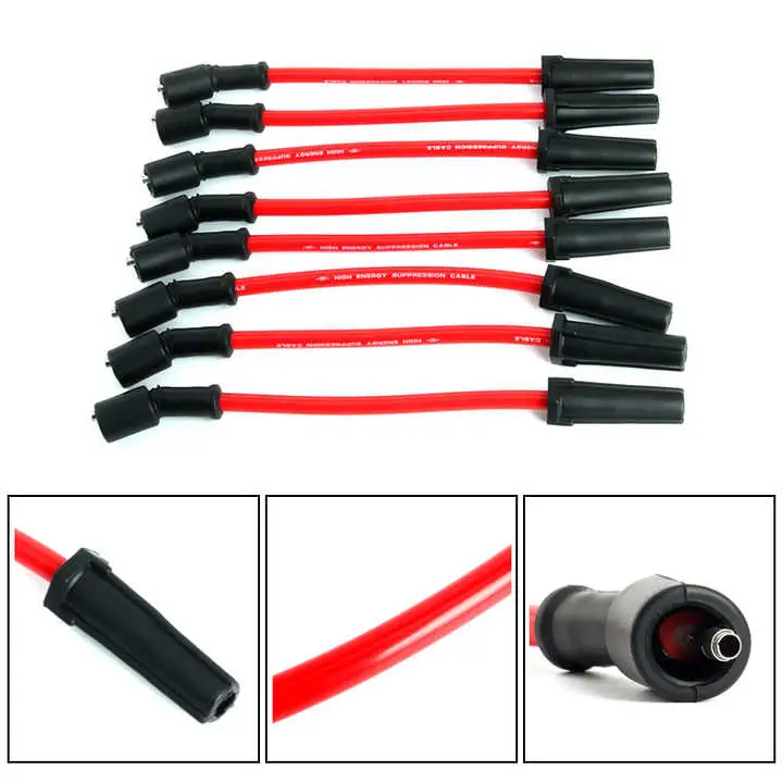 Juego de cables de conector macho de chispa original 10,5mm de alto rendimiento 19005218