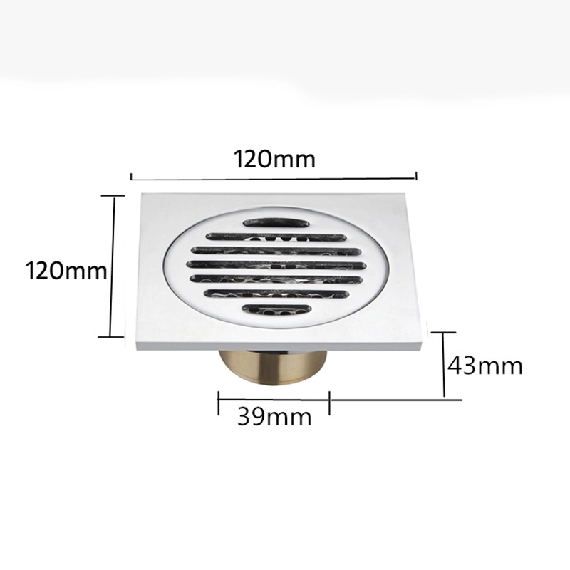 Bathroom Sealing Cover Insect Proof Fast Convenient Filtering Modern Stainless Steel Floor Drain