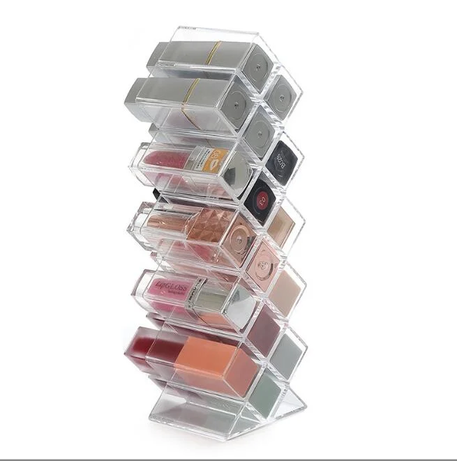 Lipstick Stand 16 Lattice Creative Vertical Lipstick Storage Box