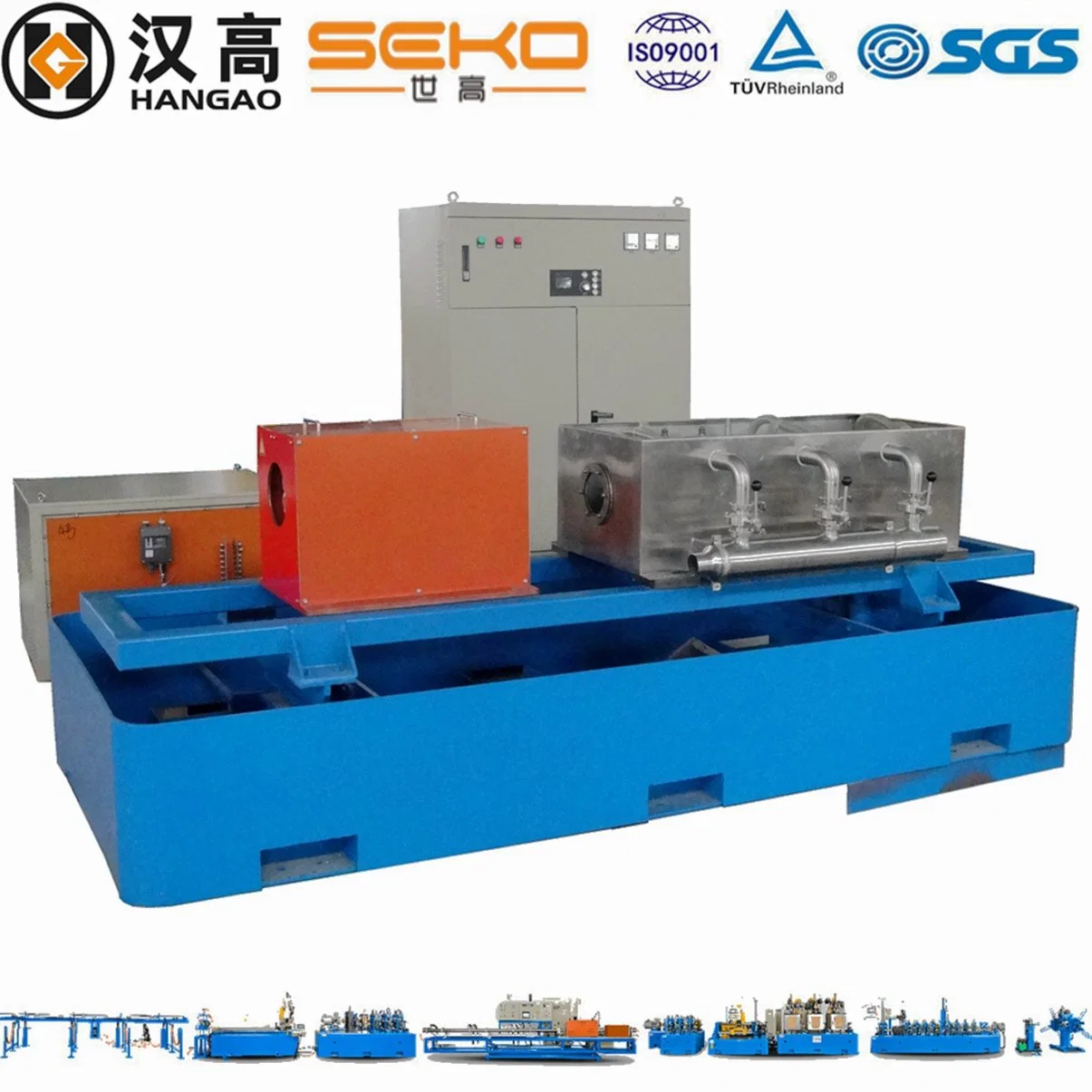 Online Steel Welded Tube Blackening Induction Annealing Treatment System