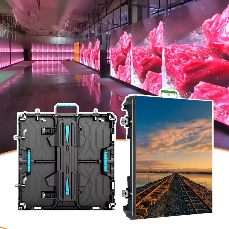 Indoor Rental LED Display Concert Exhibition P2.604 P2.976 Full Color Outdoor Waterproof Stage Advertising High Quality Soft Flexible LED Panel