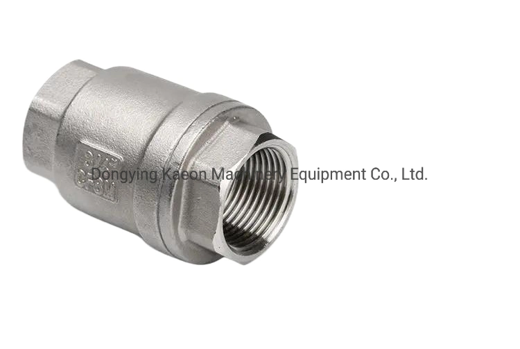 3/4" 1 1/2" 1" Stainless Steel CF8 1000 Wog Vertical Check Valve