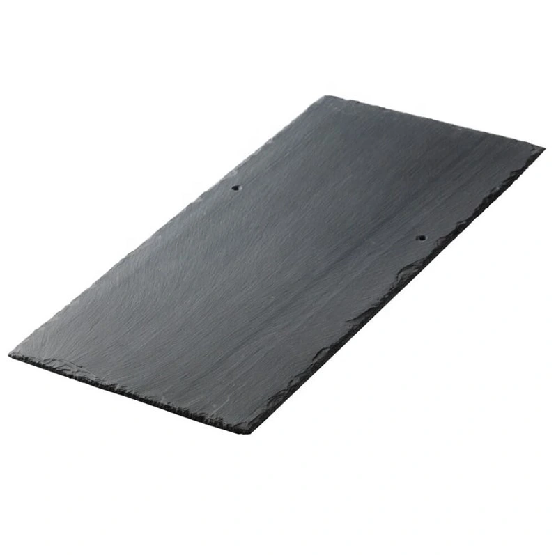 Precio mayorista fábrica China Proveedor Natural Black Roof Slate