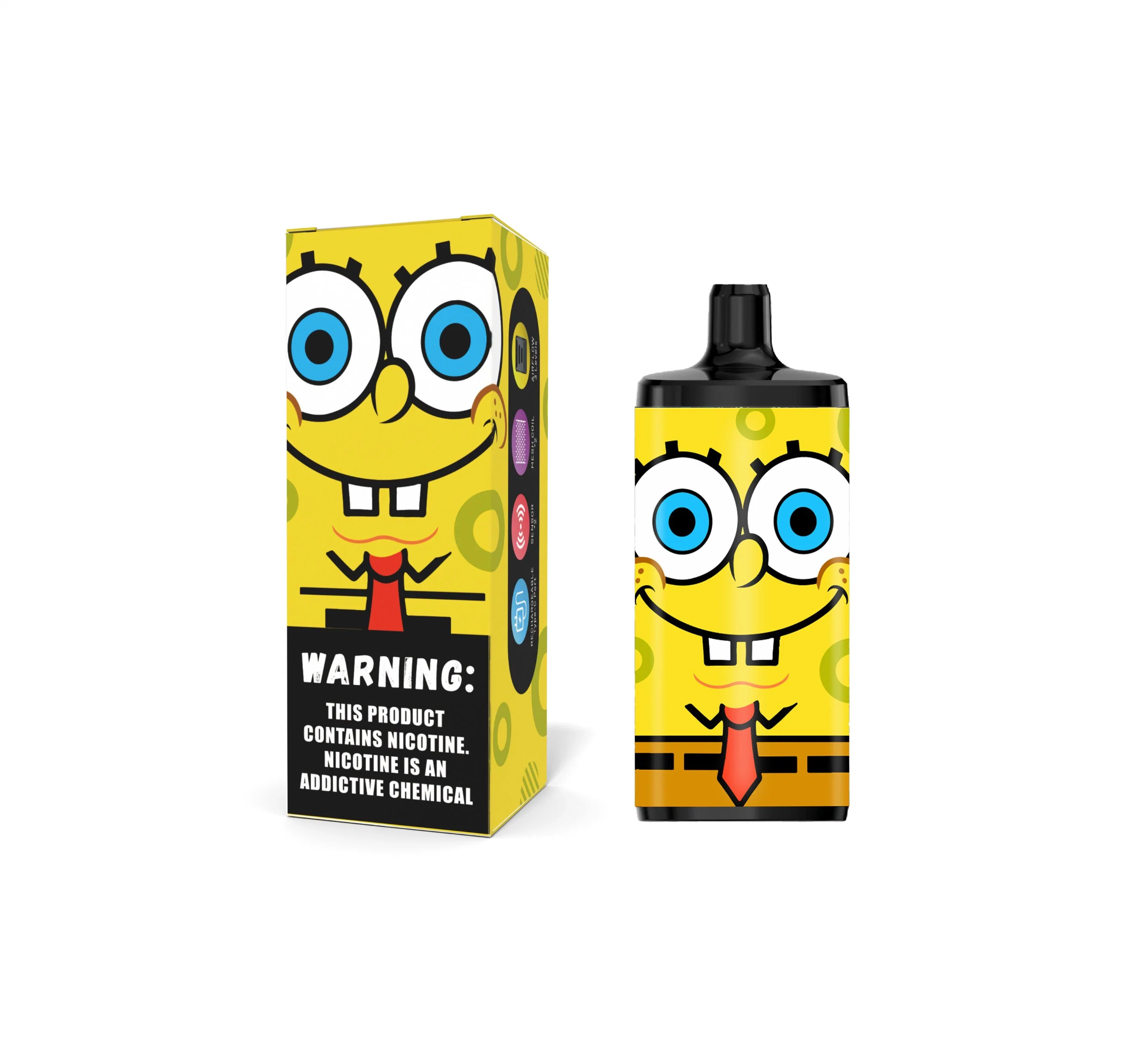 Vape Canadá 5 Sr. Smog King e cigarro 6 nicotina Kit de cápsulas de bobina de malha dupla de Vape descartável Freeton