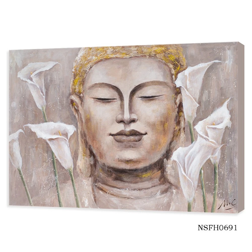 Bouddha moderne Art Contemporain de toile mur Handmade Huile sur toile