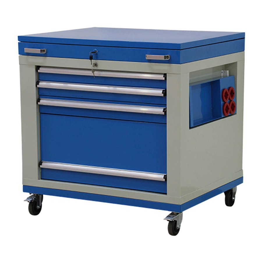 Custom Metal Fabrication Laser Cut Bend Heavy Duty Rolling Lock Tool Drawer Cabinet with Wheels