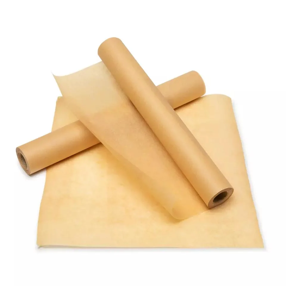 Factory Price Pre Cut Food Grade Paper Siliconized Colored Baking Parchment Paper Roll