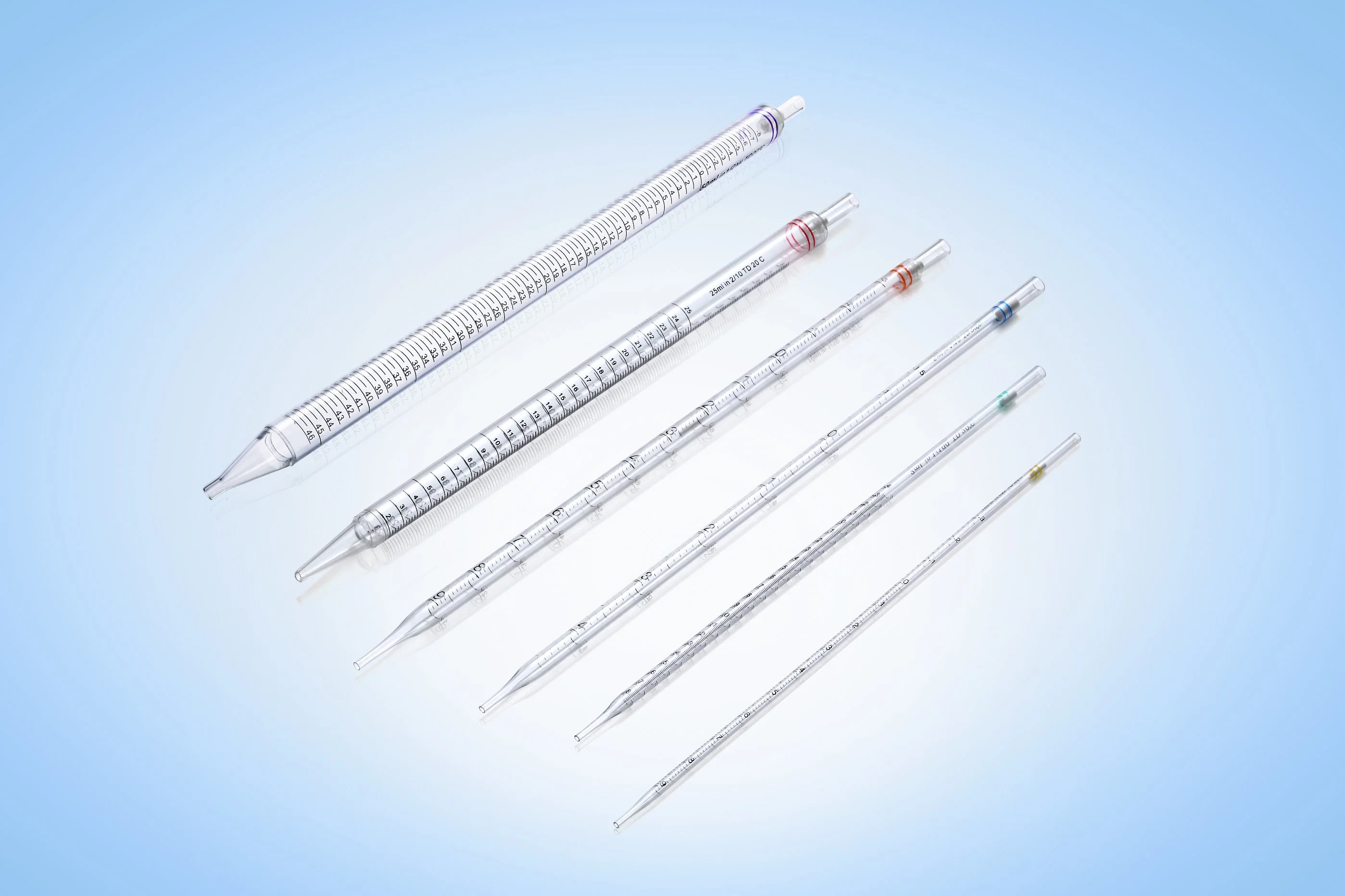 1ml 2ml 5ml 10ml 25ml 50ml Serological Pipettes for Lab Use