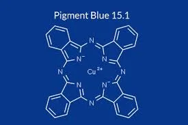 Phthalocyanine pigmento azul P. B 15: 1 de PE y PP