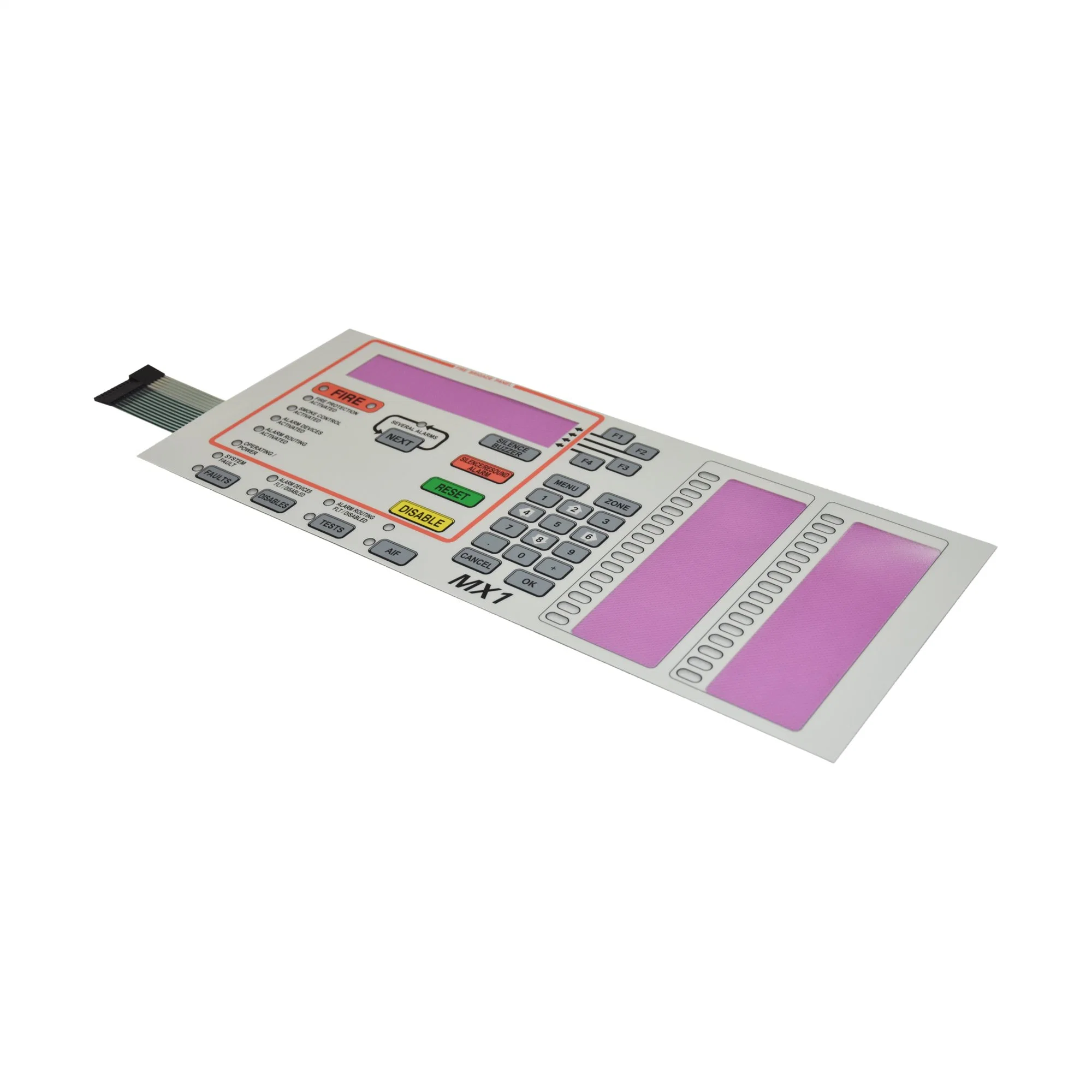 Multi-Color Membrane Switch Keypad for Remote Control