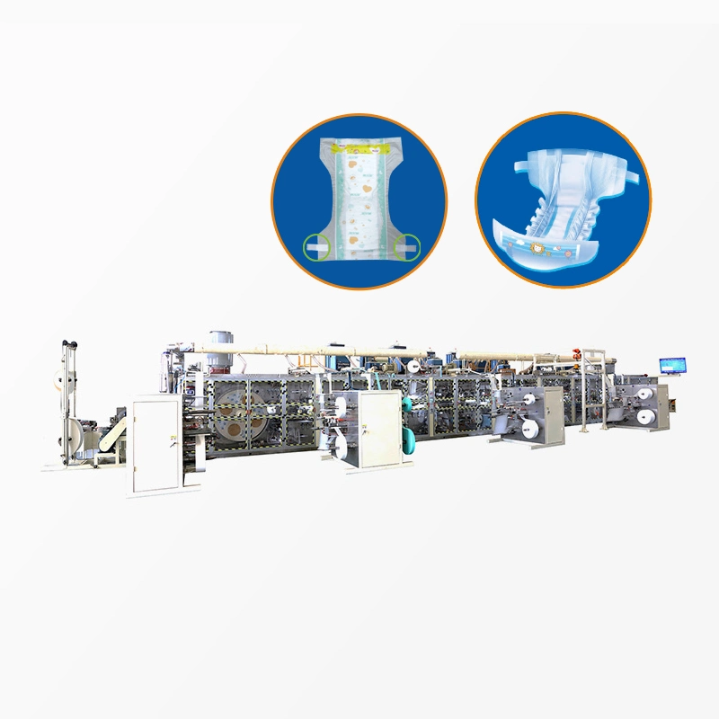 Máquina de fabricación de pañales dispensador de pañales máquina de reciclaje de pañales