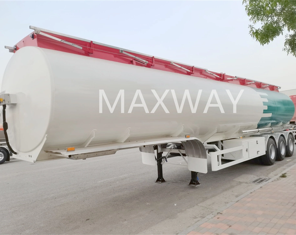 Óleo de alumínio para o novo depósito de combustível de 42000 45000 litros Maxway Semi-reboque de camiões cisterna para vendas na África do Sul