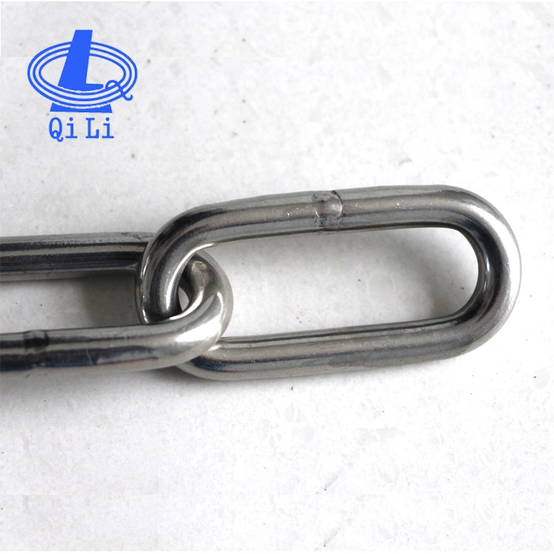 Qili Factory DIN Standard Galvanized Common Long Link Chain