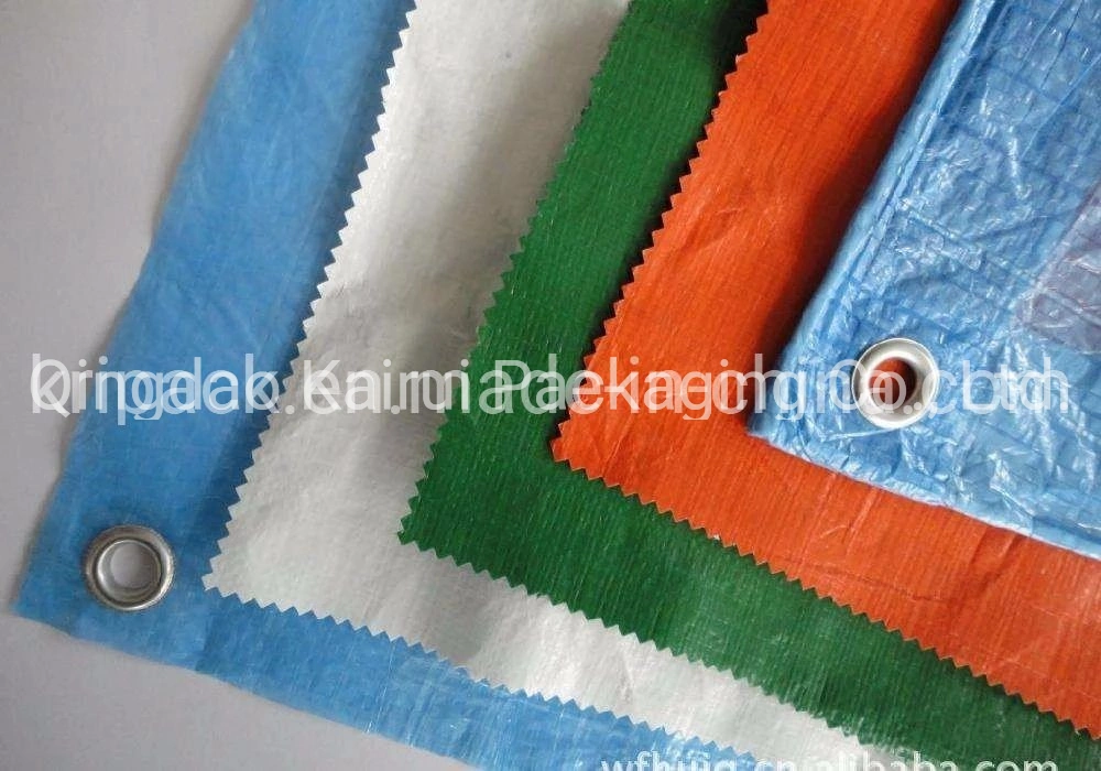 High Tensile Strength Coated Waterproof Aluminium Eyelet Plastic PE Tarpaulin