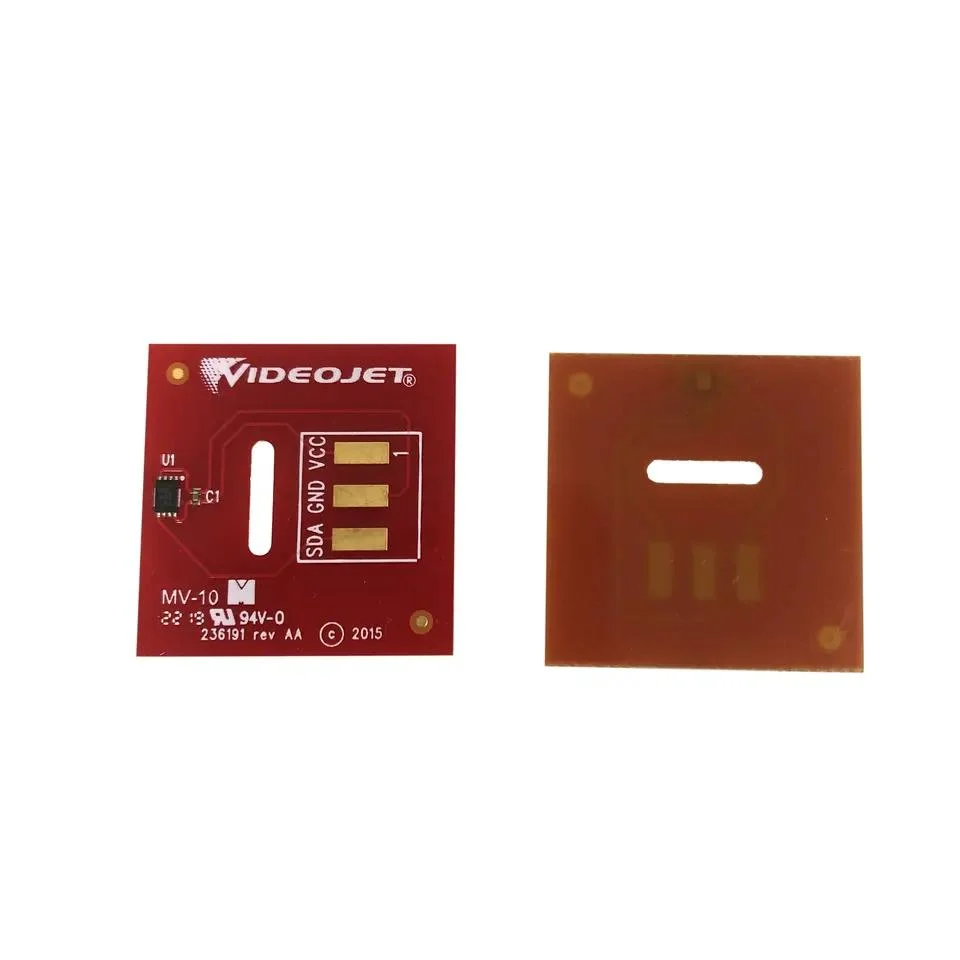 Puce de cartouche d'impression VideoJet rouge V7205-D V7206-D V7201-D V4210-D V4211-D. V4201-D pour imprimante