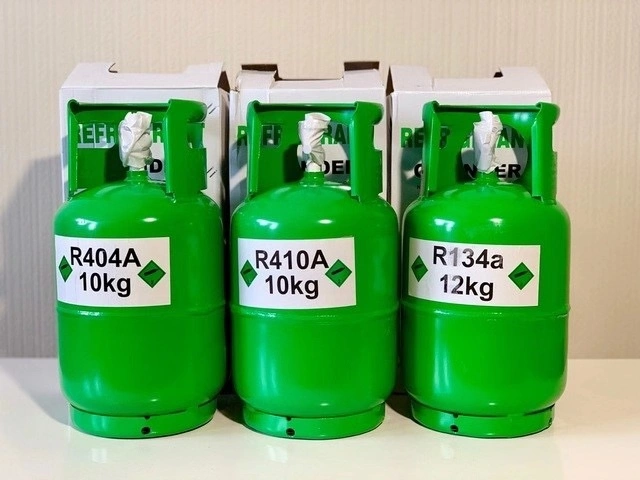 11,3kg/25lb cilindro de Gas de congelación rápida no inflamable R410A/R-410A Gas refrigerante