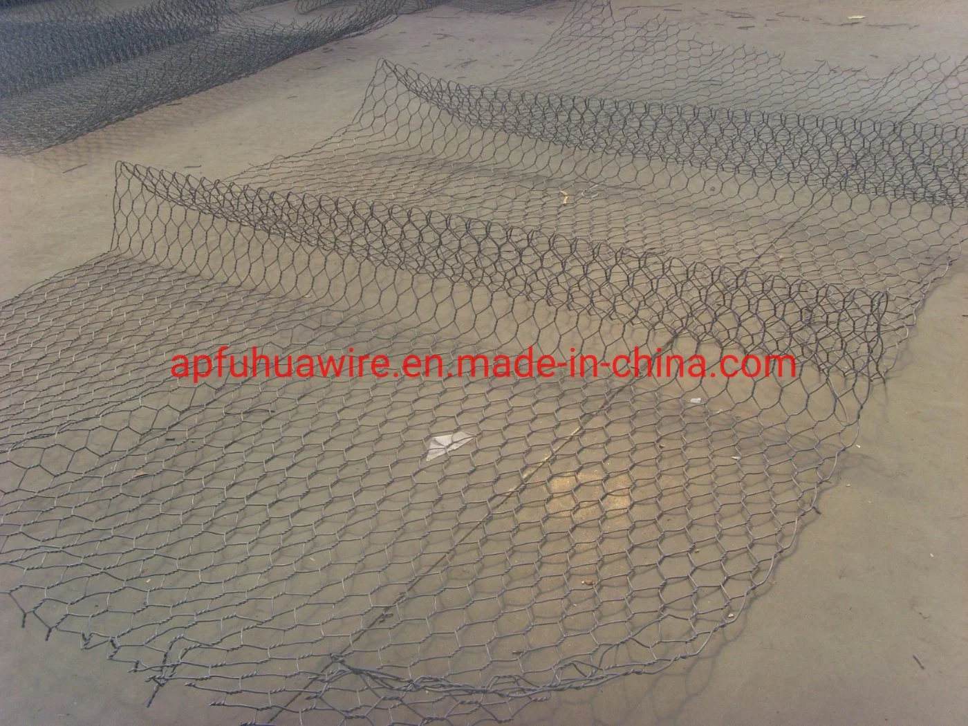 Reno Mesh colchón de gabion Hexgonal, PVC revestido malla de alambre