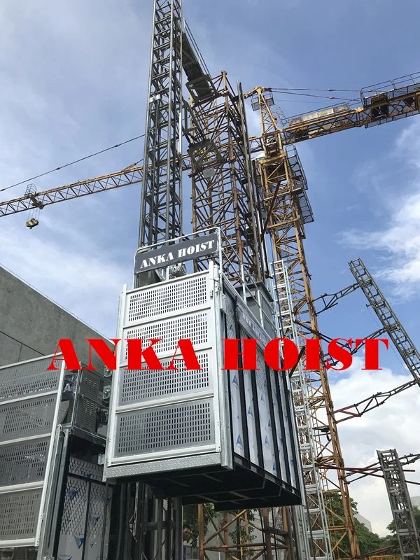 Anka Temporary Construction Rack and Pinion Building Elevator