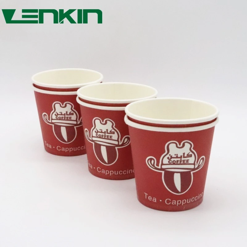 Customized Logo Disposable Eco-Friendly 4oz Hot Drinking Paper Cups