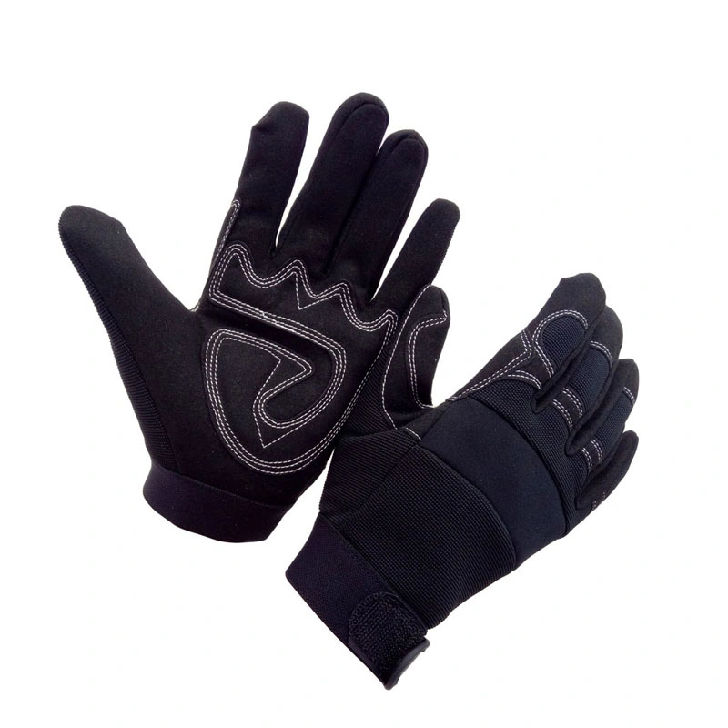 Guantes de mano Palm impactadas adherencia mecánica de automóviles guante de silicona