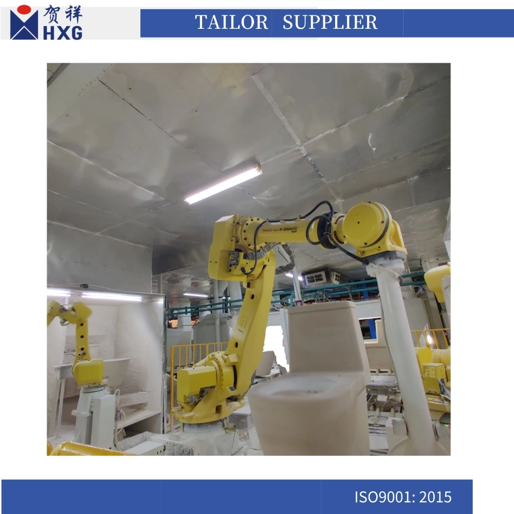 Perfect Glaze Coating Robot System with Devil Biss Spray Gun