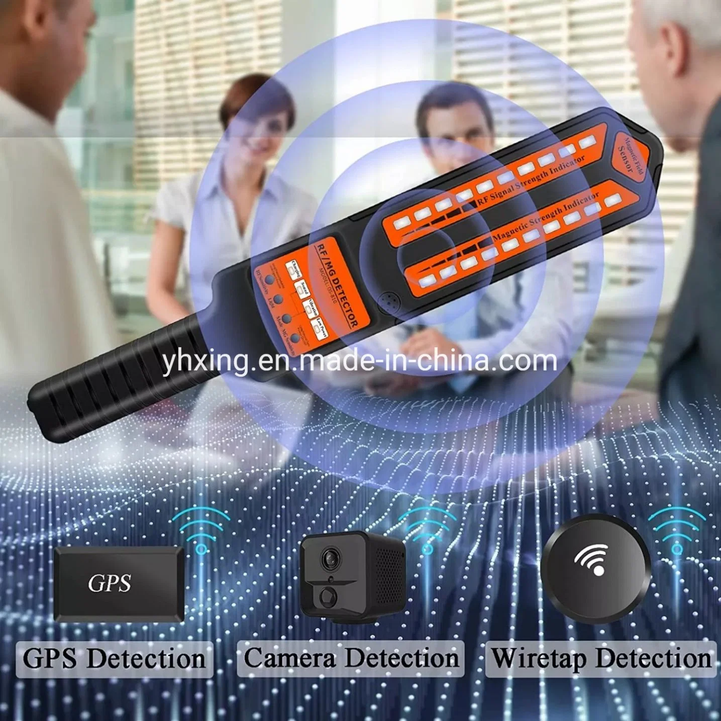 Ds810 Handheld Magnet Detector GPS Tracker Location Wireless Hidden Camera Signal Scanner