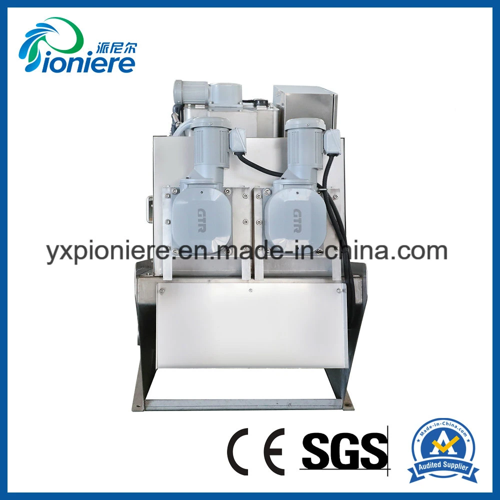 Dairy Wastewater Treatment with Sludge Dewatering Screw Press