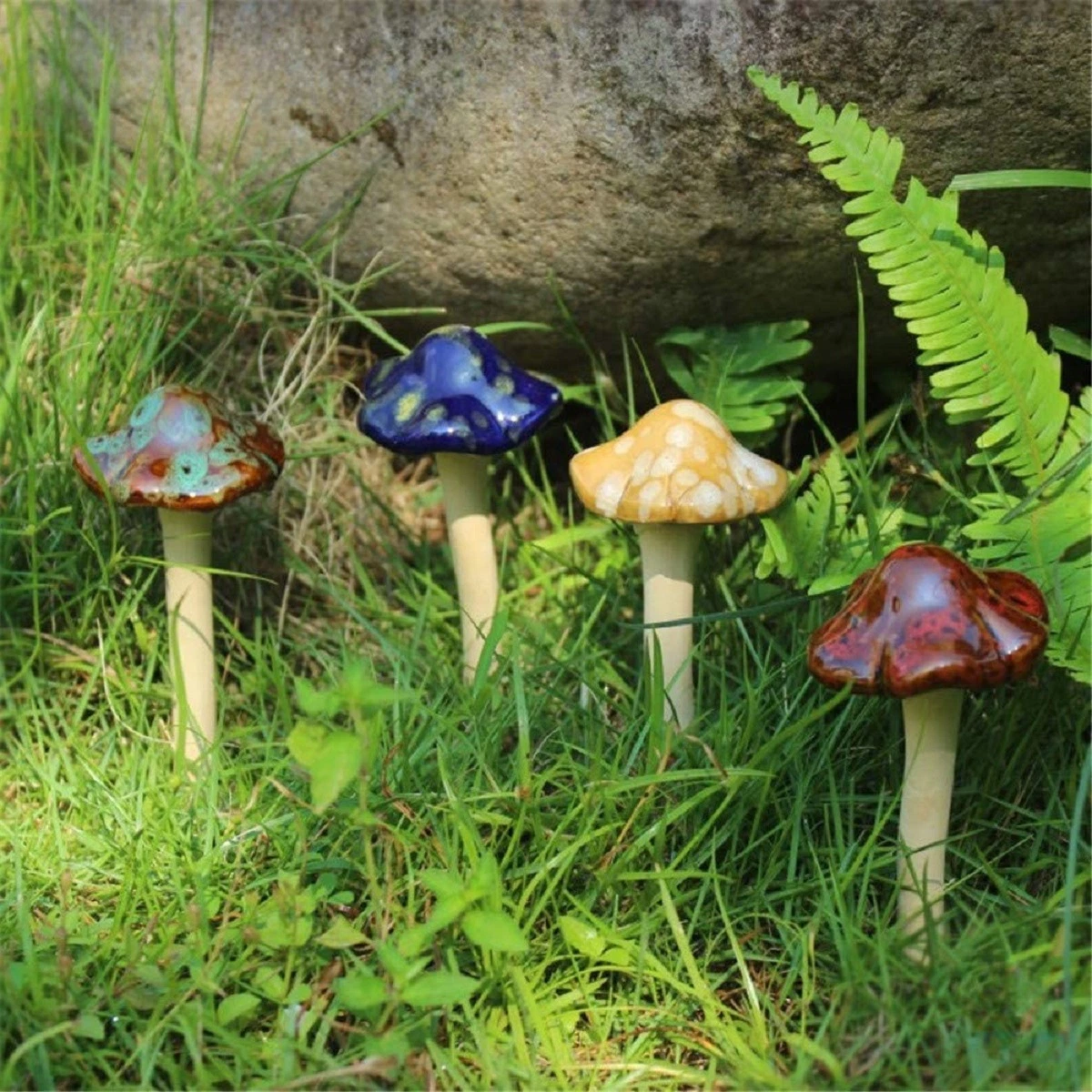 Décoration de jardin champignon pour jardin, patio, jardin de fées, Décoration de pelouse, champignons décoratifs Wyz18069