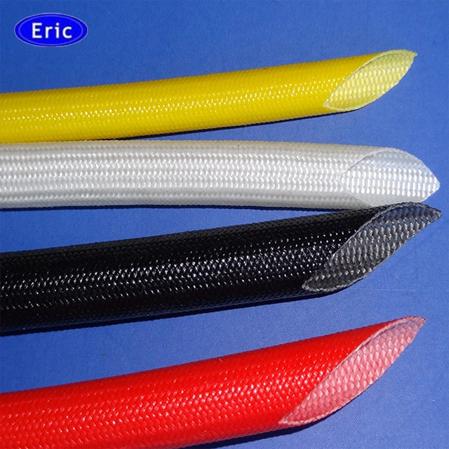 2751 2753 Electrical Insulation Silicone Varnish Coated Fiber Glass Flexible Sleeves