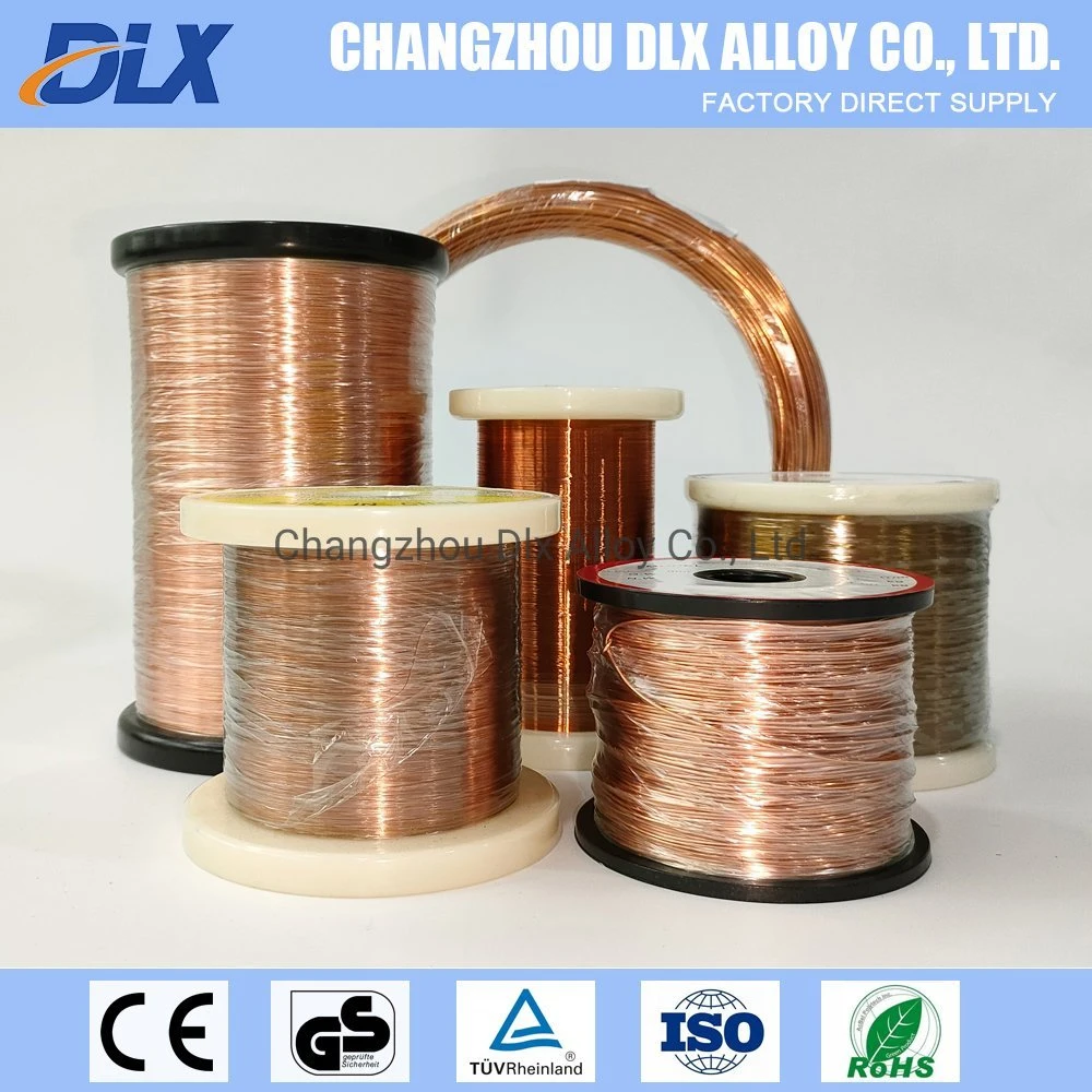 CuNi1 CuNi2 CuNi10 Copper Nickel Alloy Wire Resistance Heating Wire for Car Seat Heating