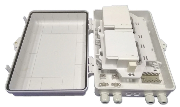 Caixa terminal de fibra óptica OTB-P030 caixa terminal FTTH caixa de plástico 1 * 8 ou 1 * 16 caixa de terminais separadora