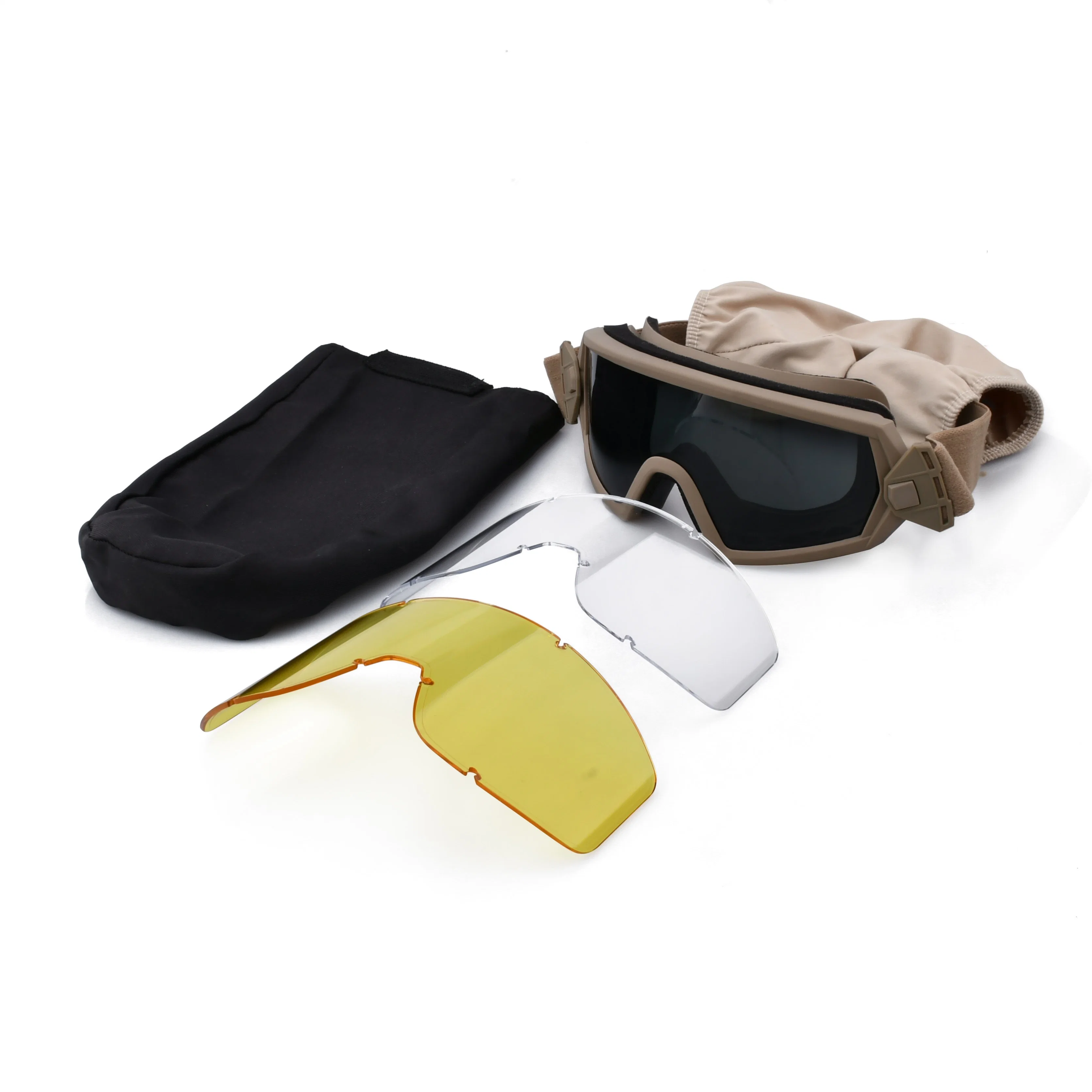 Mil-Prf-43511 Military Ballistic Protection Glasses Ballistic Protection Glasses 3 Interchange Lenses