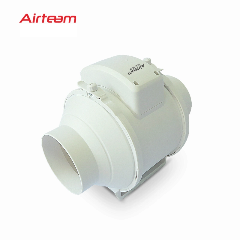 Aden Duct 4'' Mixed-Flow Ventilation Fan Circular Strongly Venting Inline Fan Kitchen Toilet Air Blower