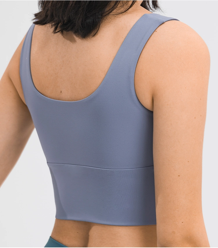 Soutien-gorge de yoga à séchage rapide sur mesure pour le fitness et le sport.