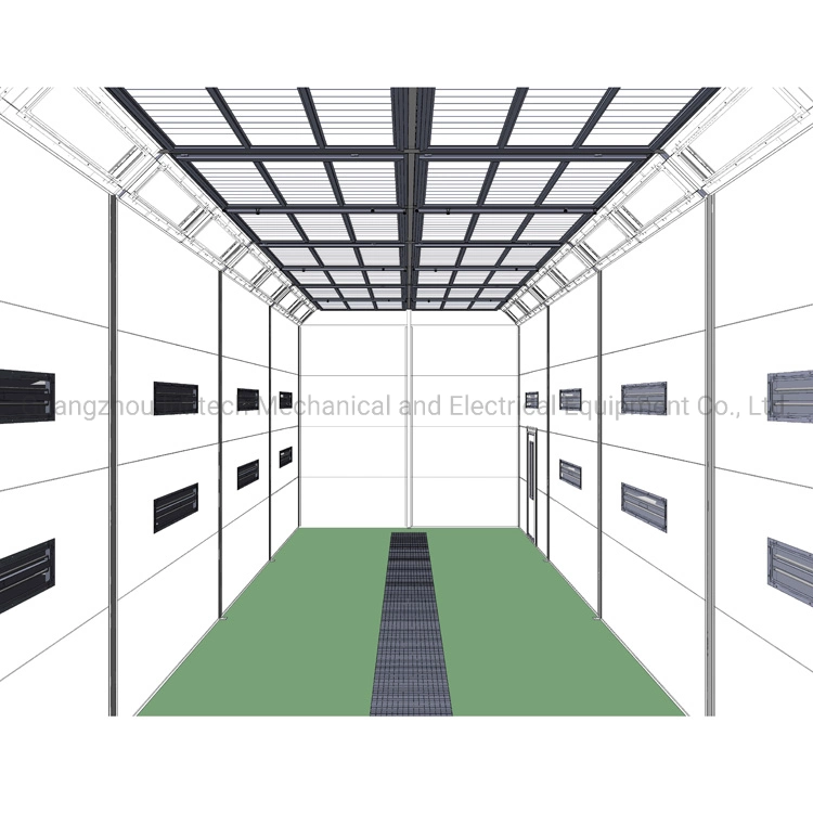 Downdraft CE Standard Spraying and Drying Room for Bus