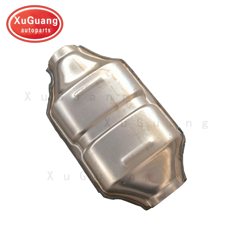 Universal High quality/High cost performance Flat Catalytic Converter with Oval Ceramic Catalyst Inside Euro1 2 3 4 5