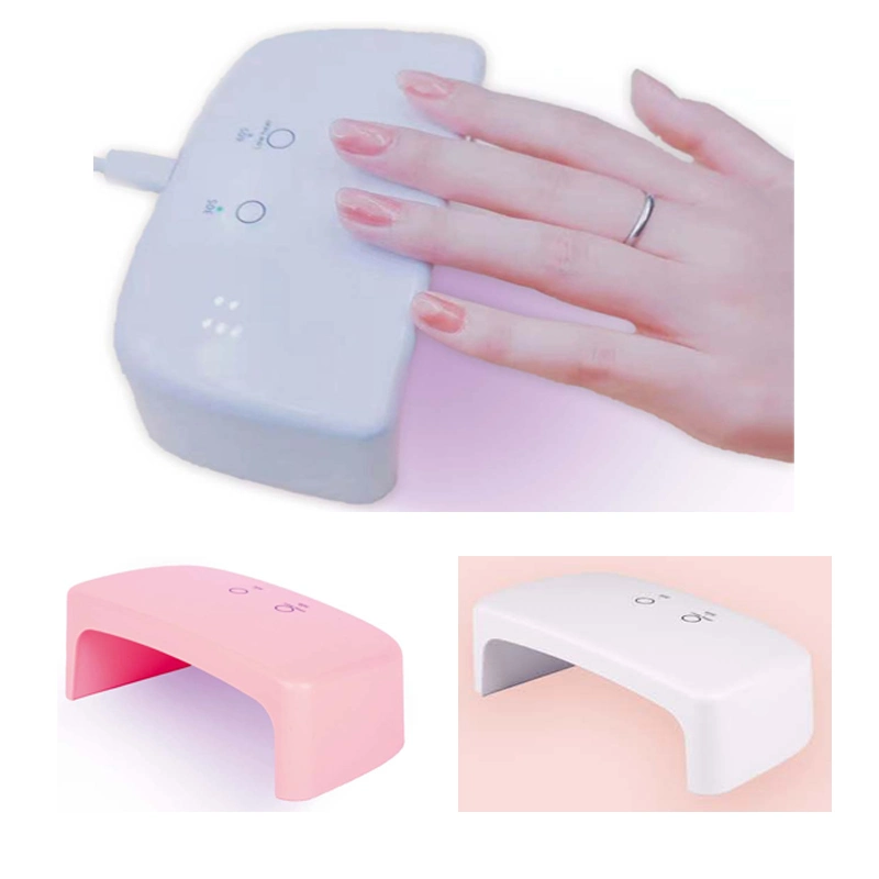 2023 New Model Portable Mini Rechargeable Nail Lamp 12W Battery Nail Lamp